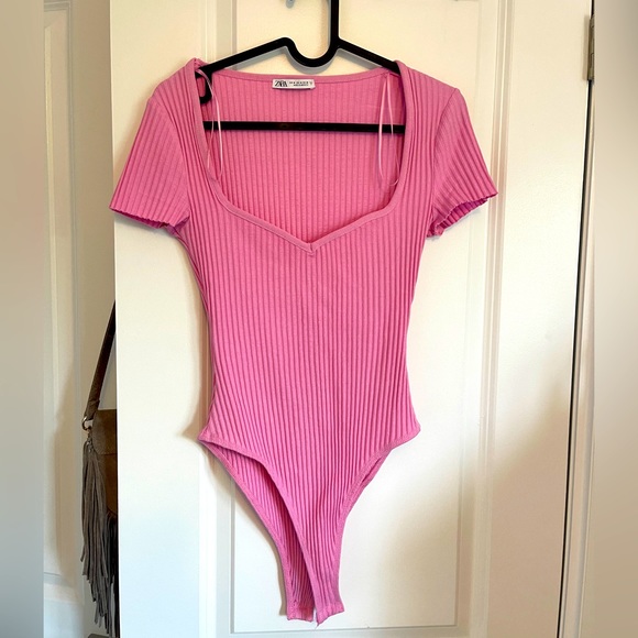Calling all Barbie girls , pink Zara bodysuit - Picture 1 of 4